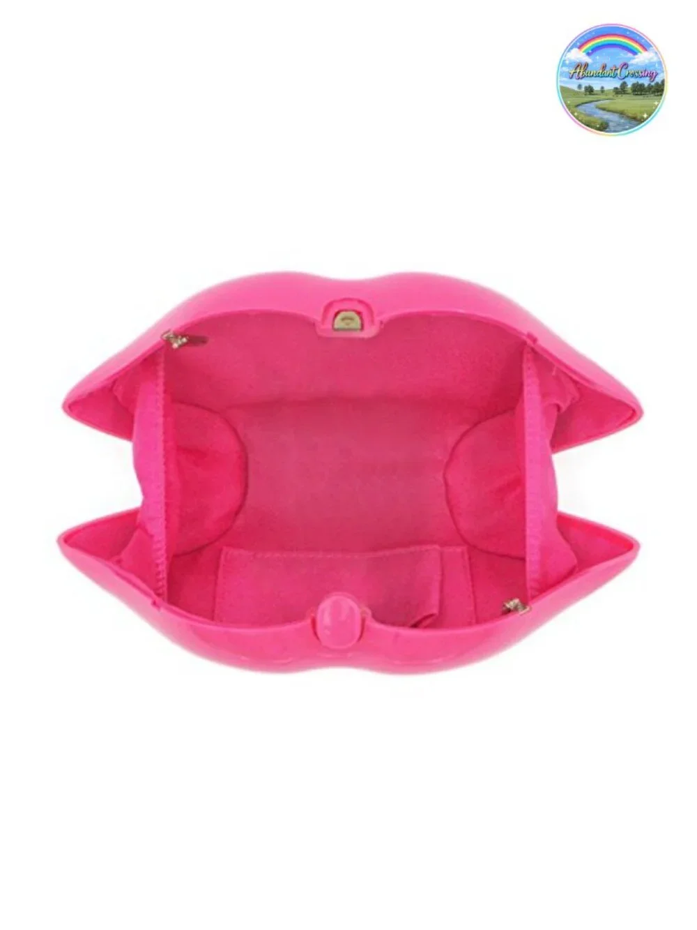 Acrylic Lip Shaped Evening Clutch Elegant Handbag